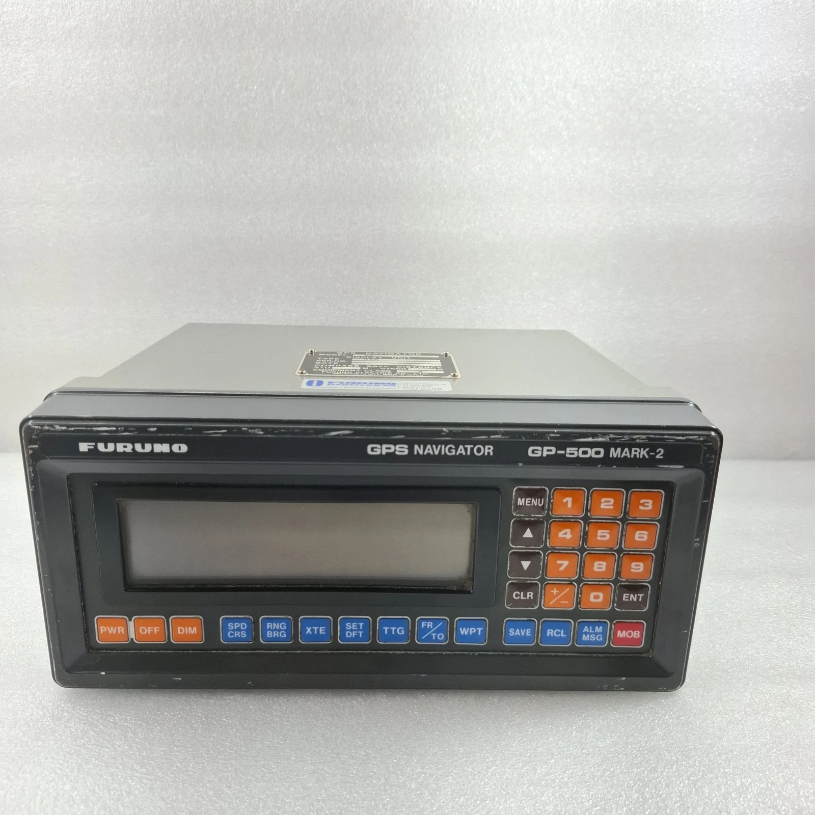 FURUNO GP-500 MARK-2 GPR-016 MARINE GPS NAVIGATOR PANEL DISPLAY UNIT